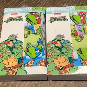 2 Pack Bundle- Teenage Mutant Ninja Turtles Kids Briefs. Brand new